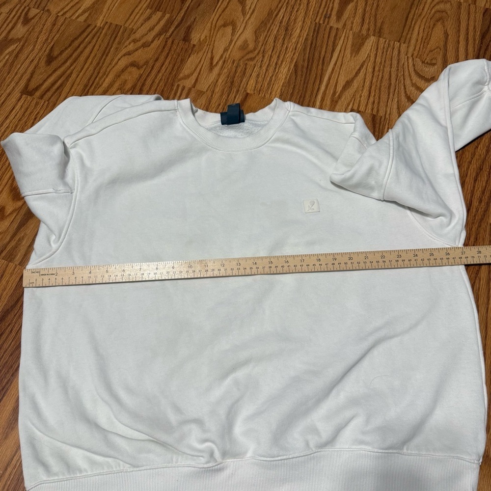 H&M Cream Crewneck Sweatshirt Women’s XL - Picture 8 of 10